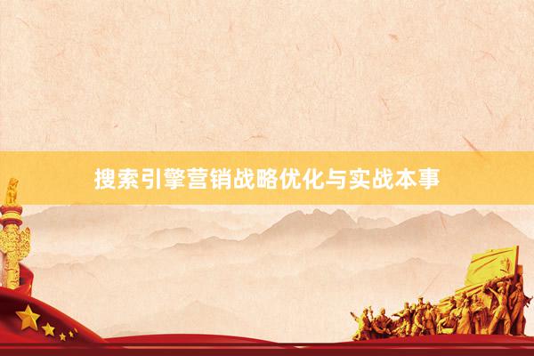 搜索引擎营销战略优化与实战本事